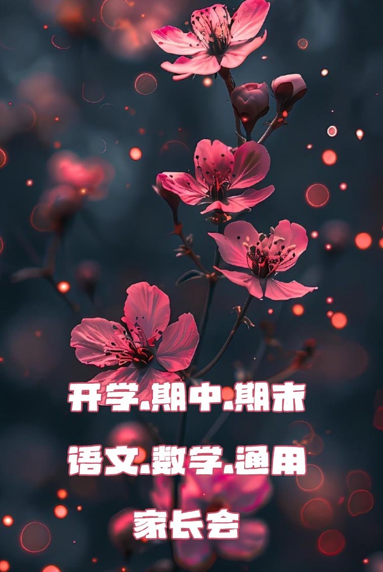 【13】开学、期中、期末、通用家长会