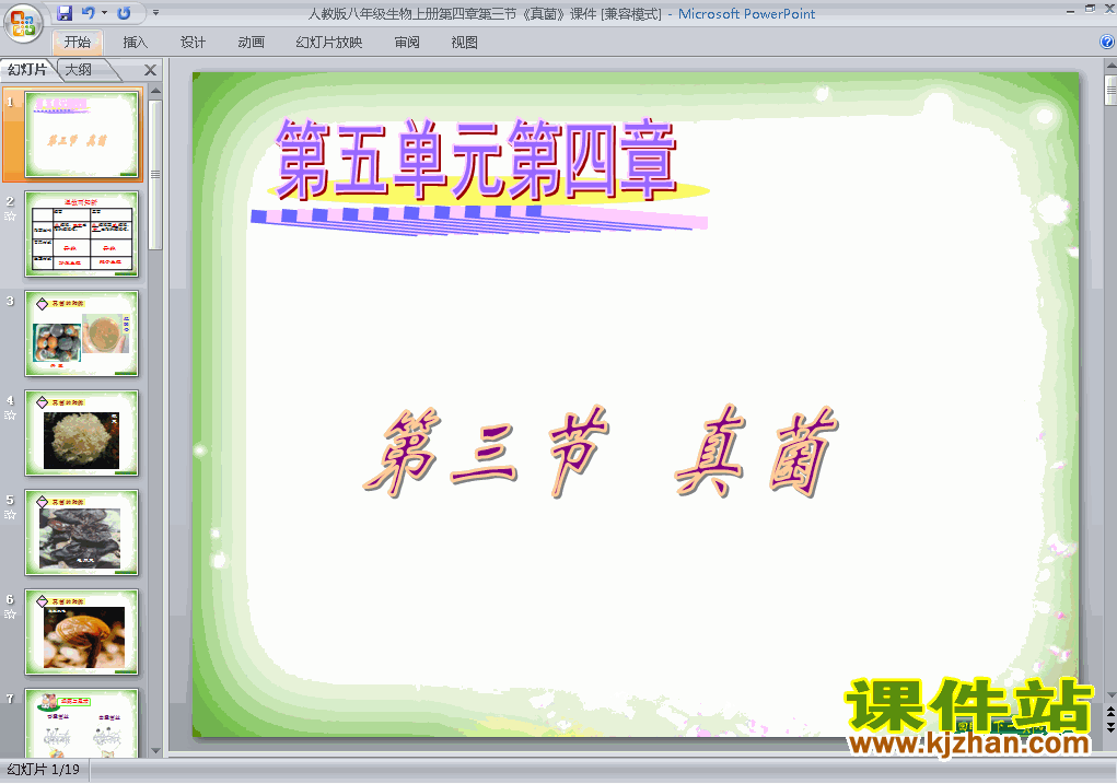 下载5.4.3真菌八年级上册生物公开课ppt课件