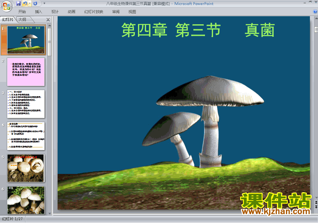 八上人教版生物5.4.3真菌精品PPT课件下载