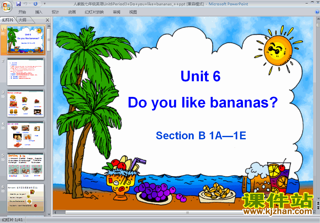 Unit6 Do you like bananas  Period 3пPPTѧμ