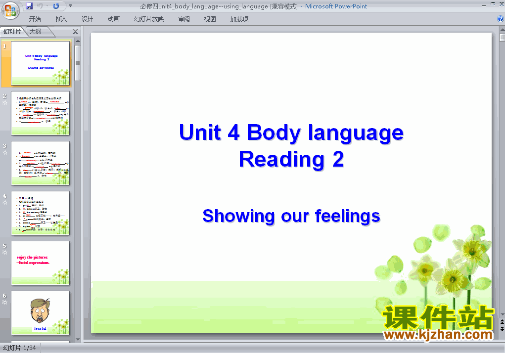 Unit4.Body language using languageμppt(4)