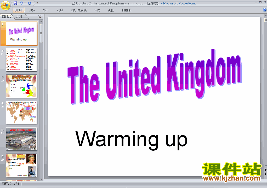 Unit2.The United Kingdom warming up pptѧؿμ