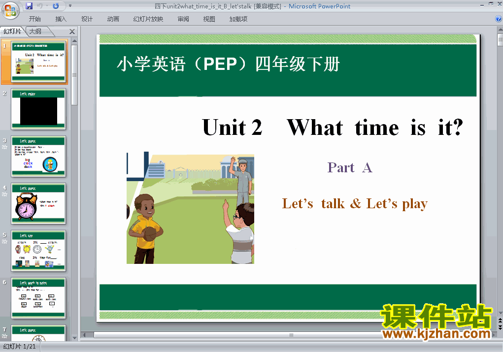 pepӢUnit2 What time is it B let