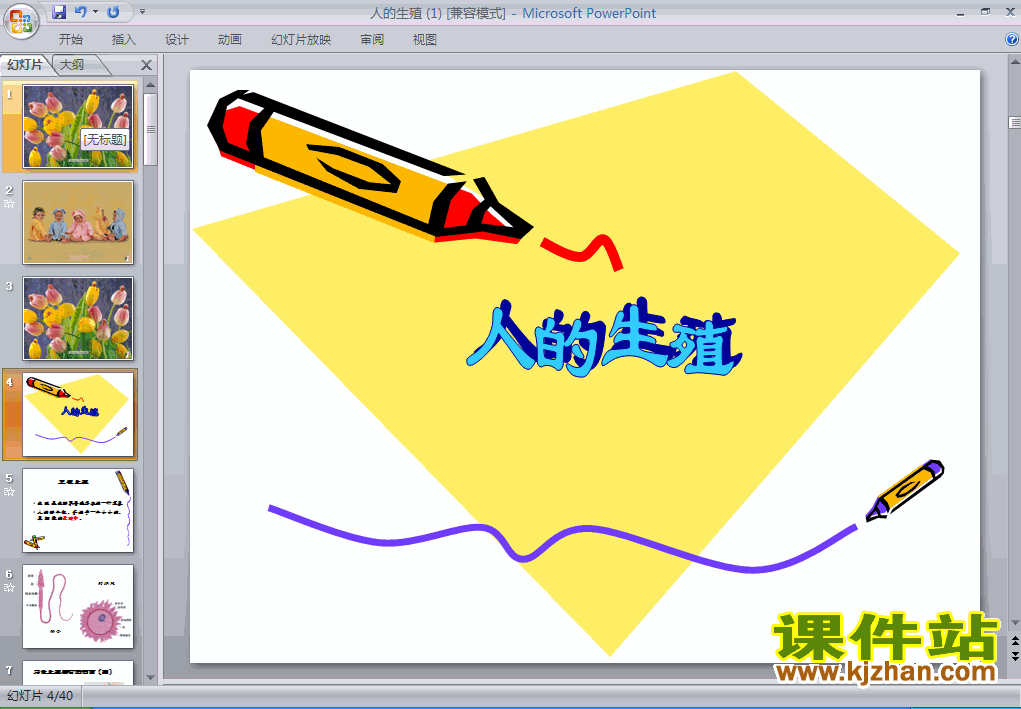人的生殖PPT课件下载