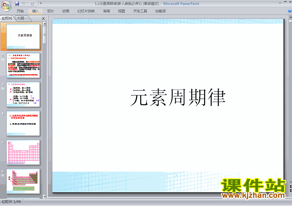下载高中必修2化学公开课1.2元素周期律课件ppt