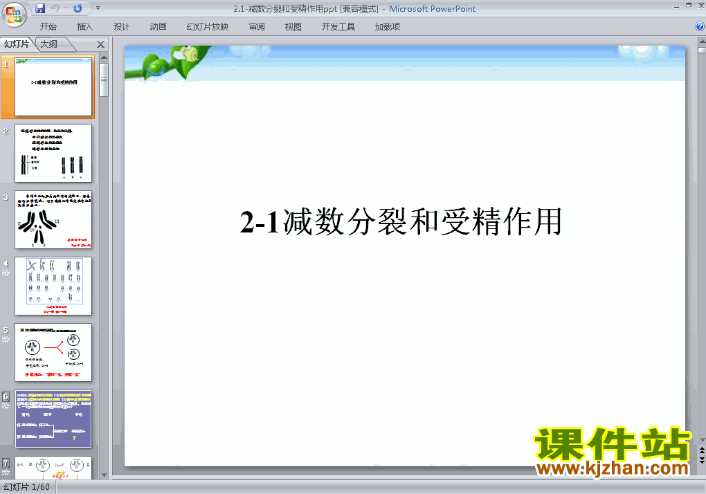 下载精品高中生物必修22.1减数分裂和受精作用ppt课件