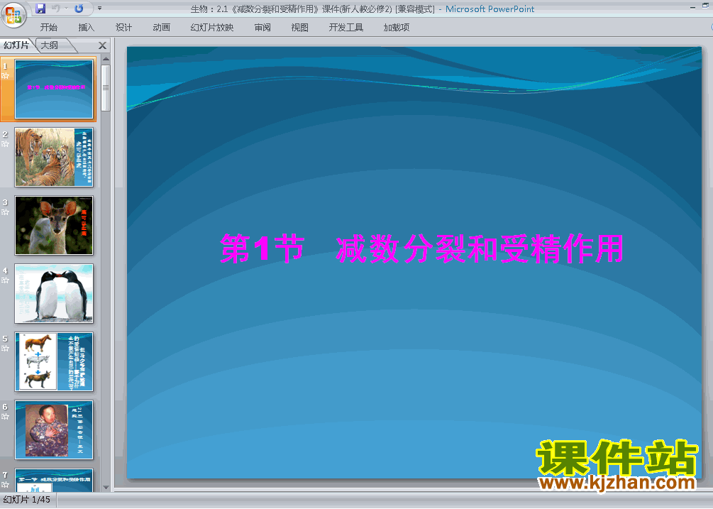 下载生物必修22.1减数分裂和受精作用ppt课件