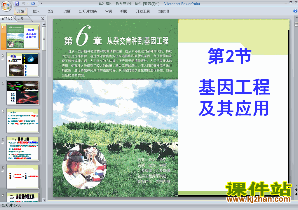 下载高中生物必修26.2基因工程及其应用课件PPT