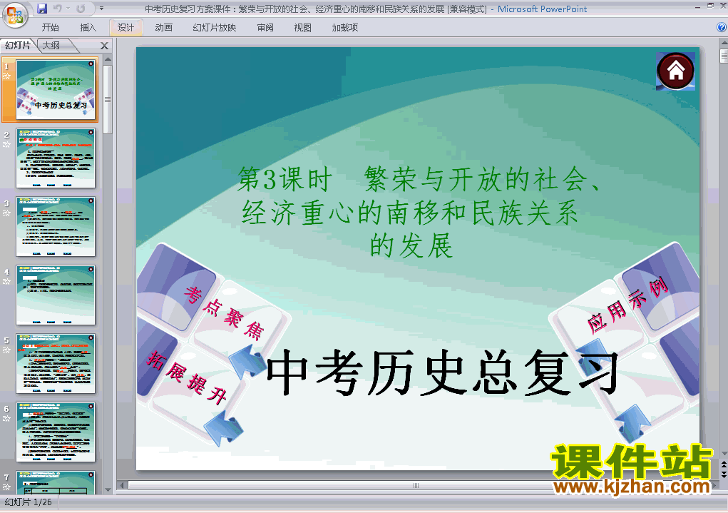 下载历史繁荣与开放的社会中考专题总复习ppt课件