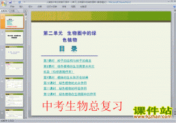 下载生物中考生物圈中的绿色植物总复习ppt课件