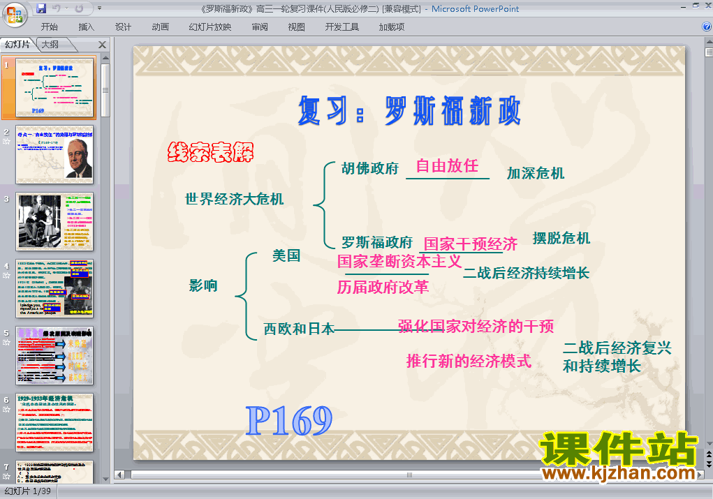 下载历史必修2教研课第18课:罗斯福新政ppt课件