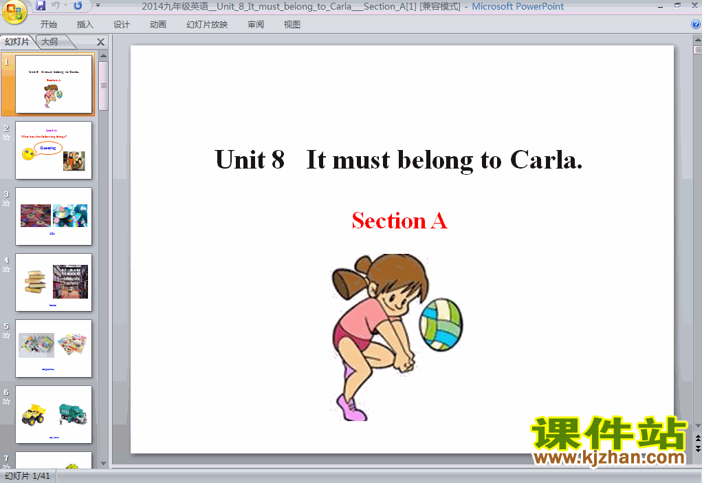 PEP英语Unit8 It must belong to Carlappt课件