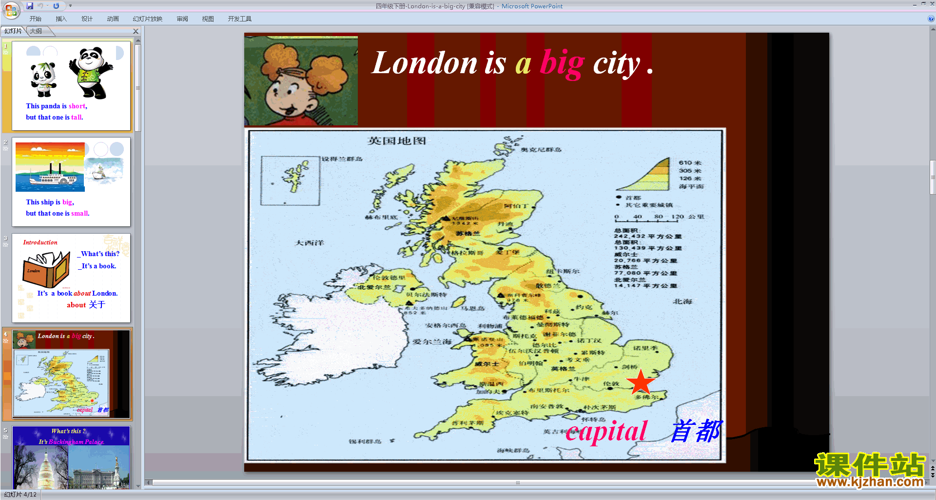 ؽѧModule2 Unit1 London is a big citypptμ