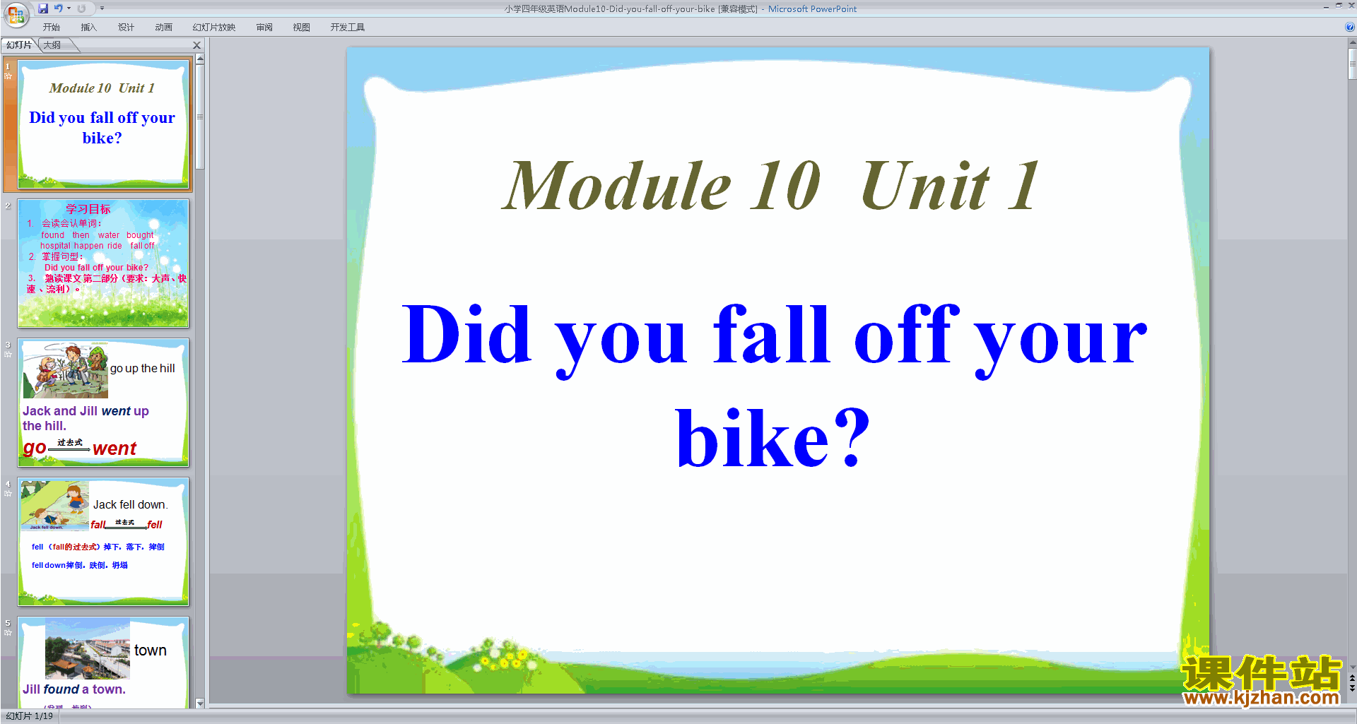 аModule10 Did you fall off your bikepptμ