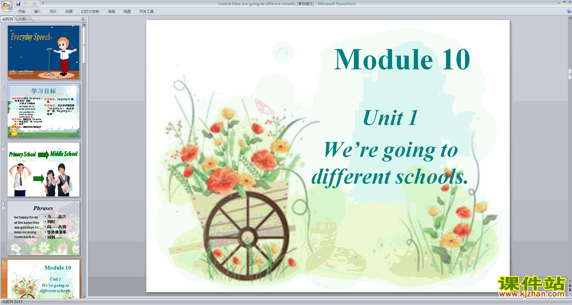 下载教学原创Module10 Unit1ppt课件(六下外研版英语)