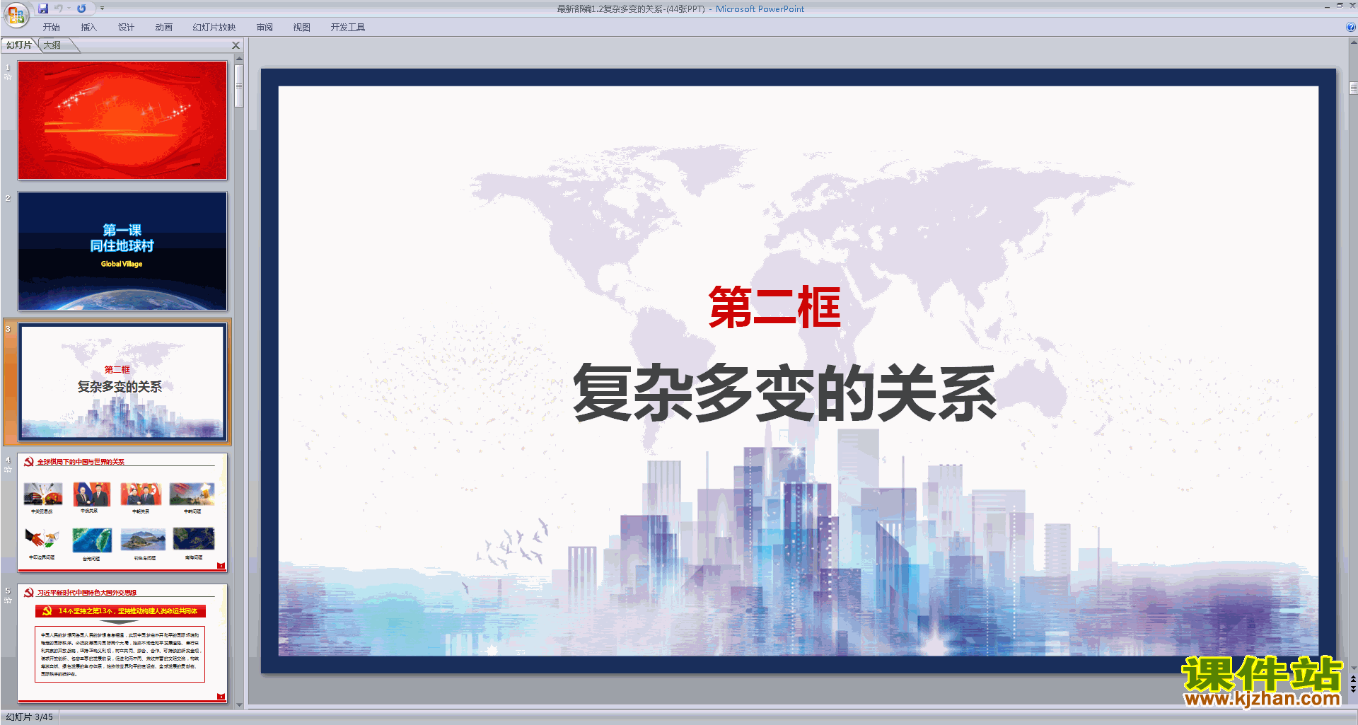 1.2复杂多变的关系ppt课件(人教部编版九年级下册道德与法治)