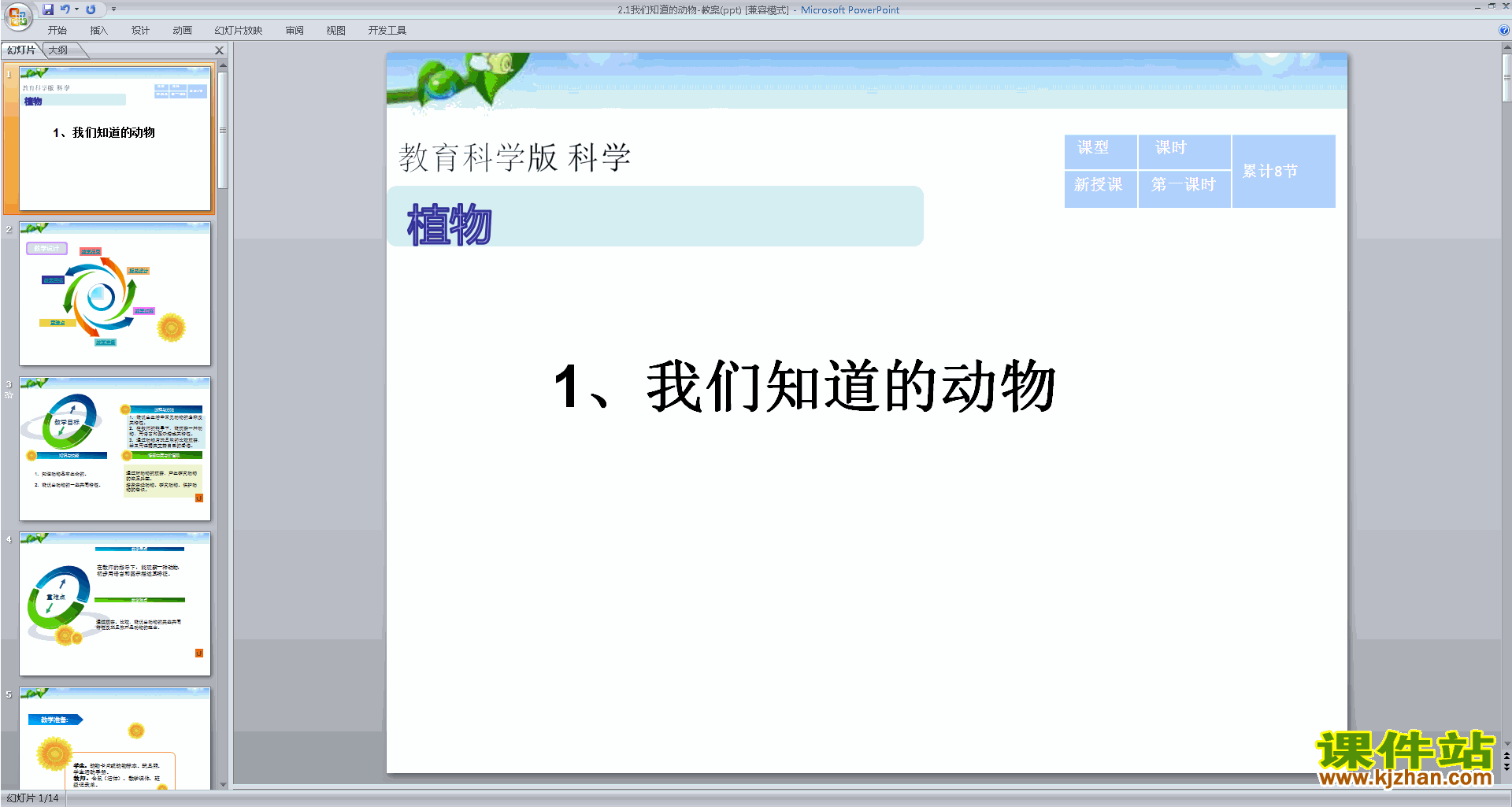 教科版一年级下册科学优质课2.1我们知道的动物ppt课件