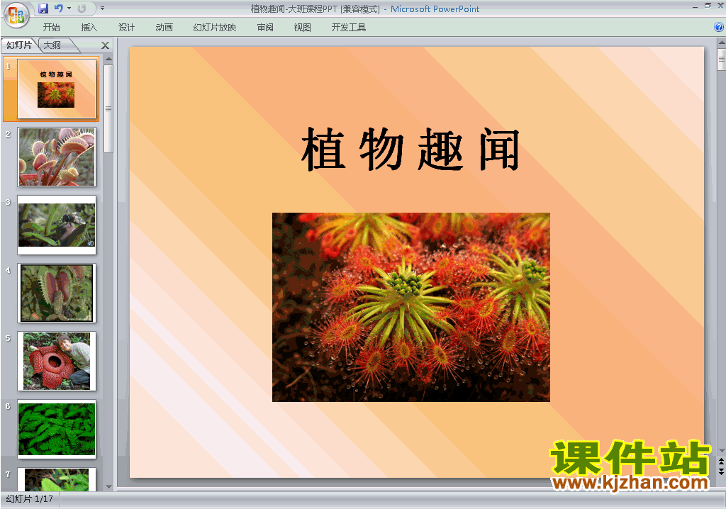 下载幼儿园大班科学公开课植物趣闻ppt课件23