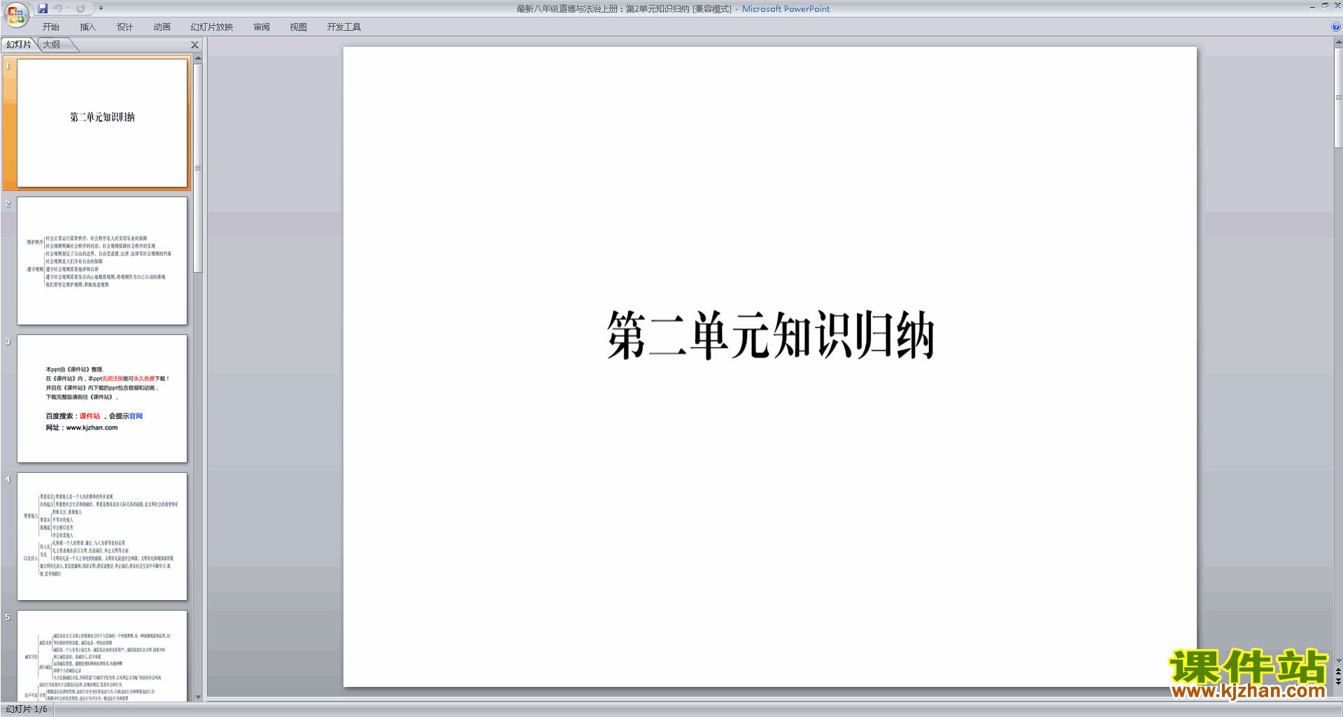 部编本八年级上册道德与法治第二单元知识归纳ppt课件下