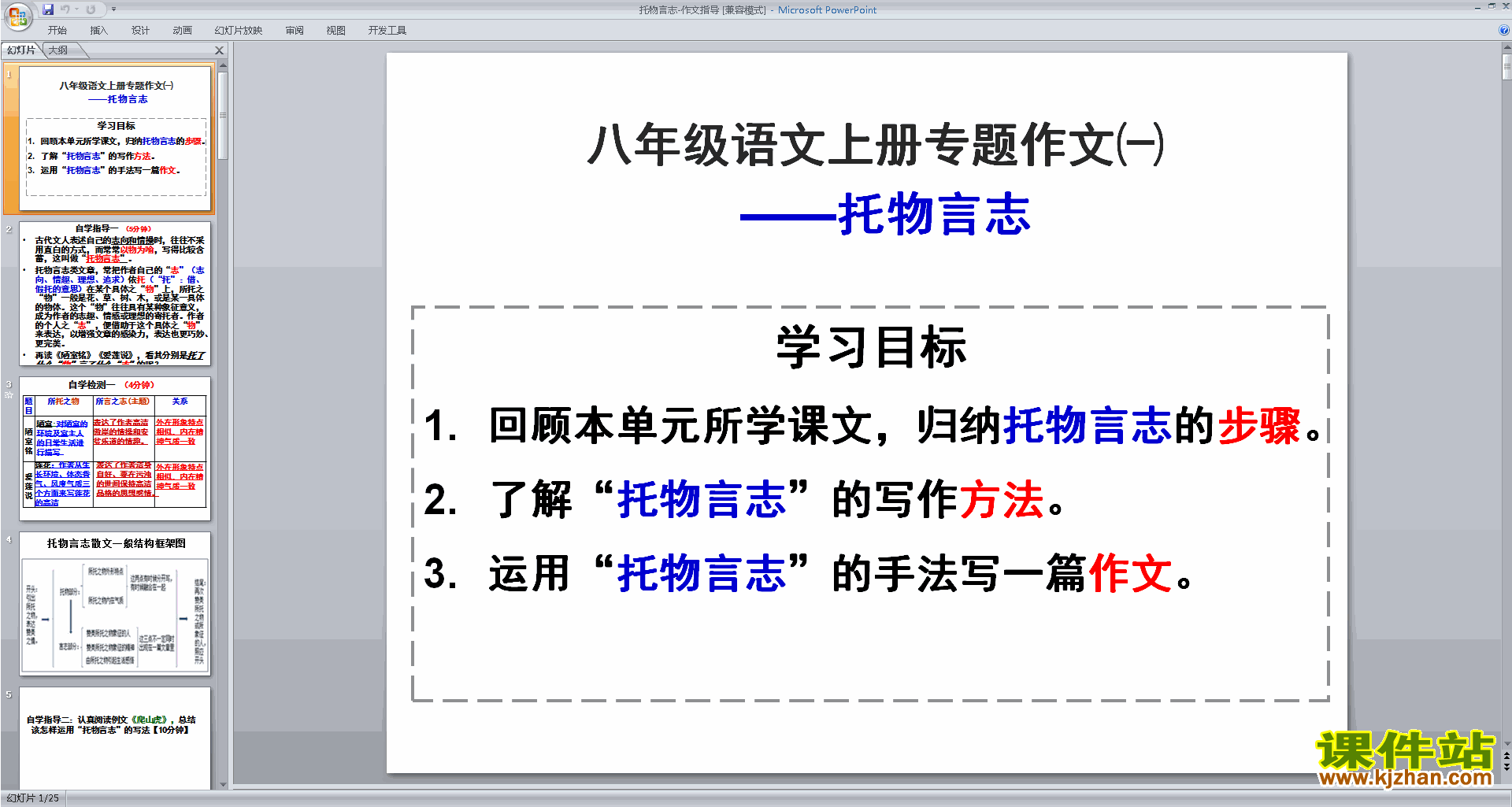 下载初中说明文写作技巧托物言志-作文指导ppt课件20
