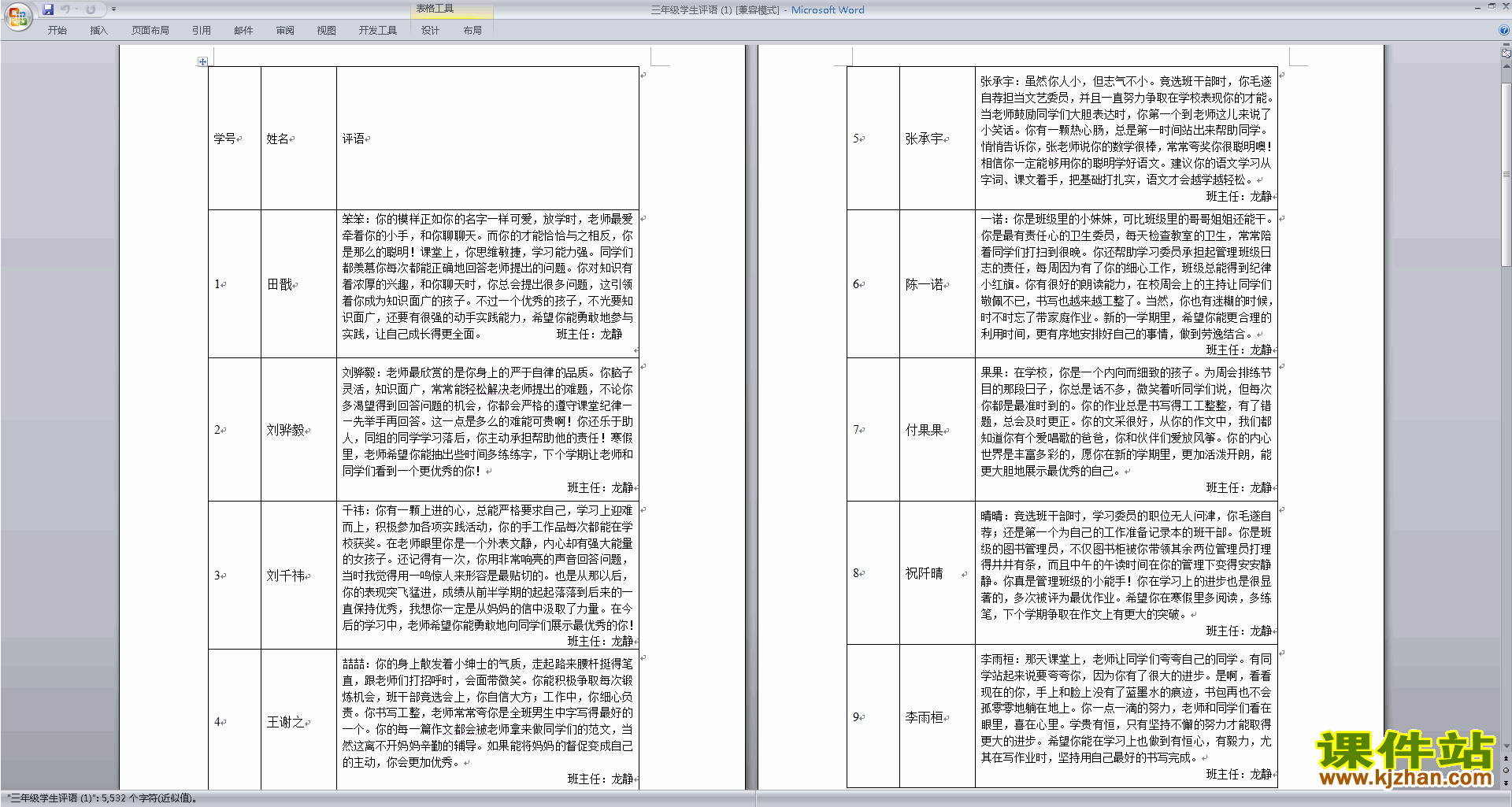 小学三年级班主任期末评语优秀评语大全下载17