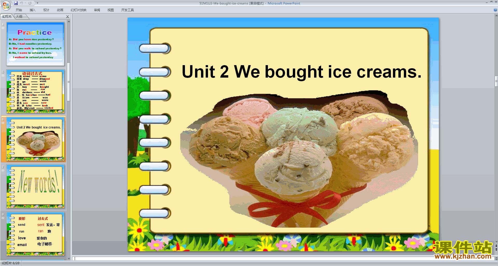 аӢModule1 Unit2 We bought ice creamspptμ2