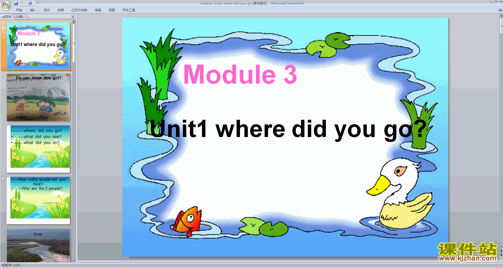Module3 Unit1 Where did you gopptμ3