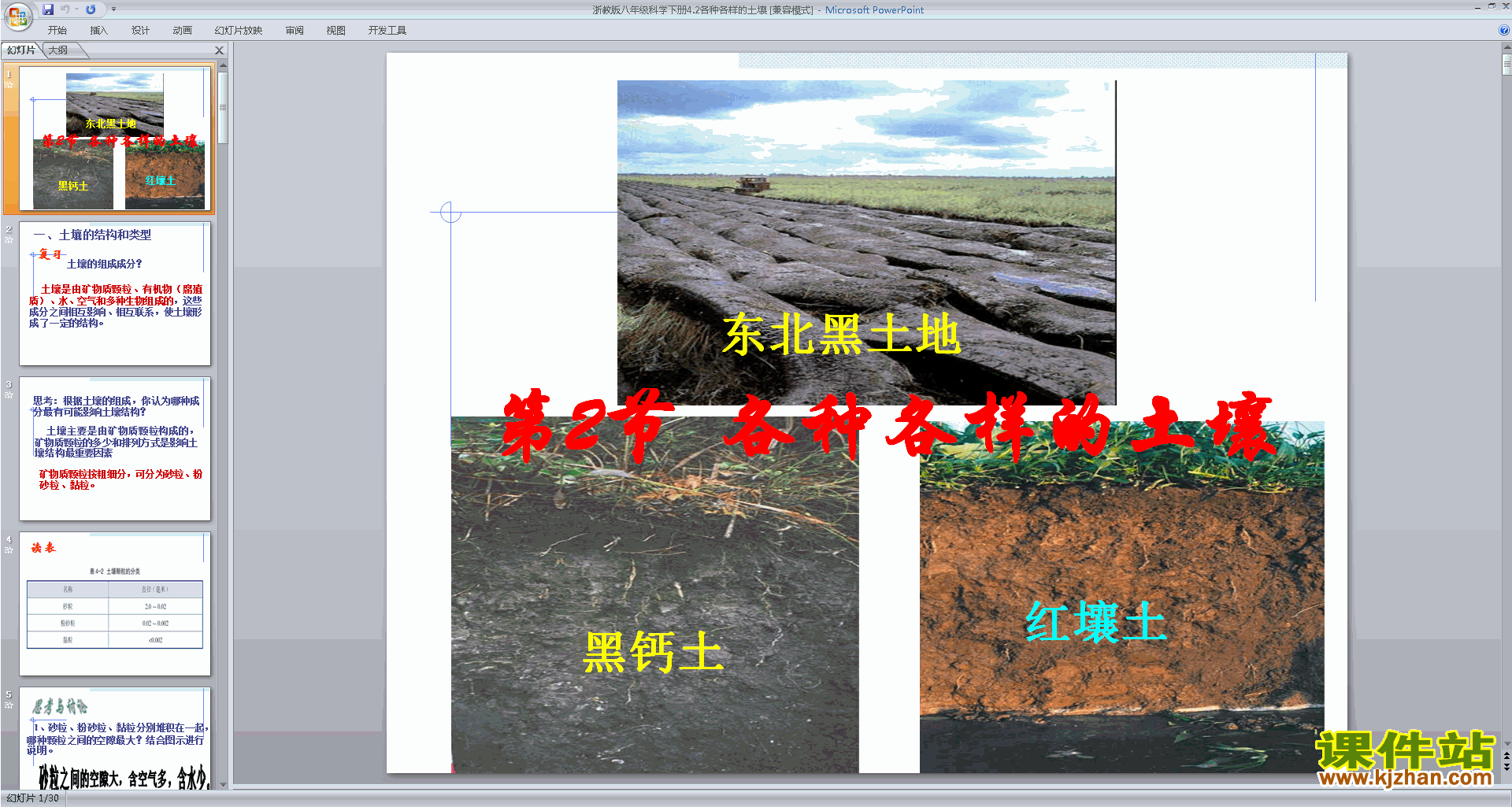 新浙教版八年级下册科学精品4.2各种各样的土壤ppt课件